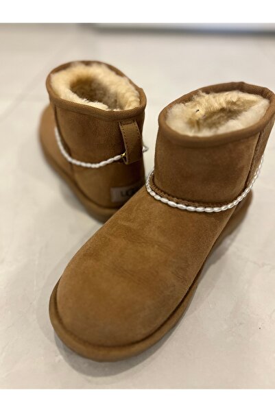 Luminoso Krem inci boncuk ayakkabı aksesuar zinciri