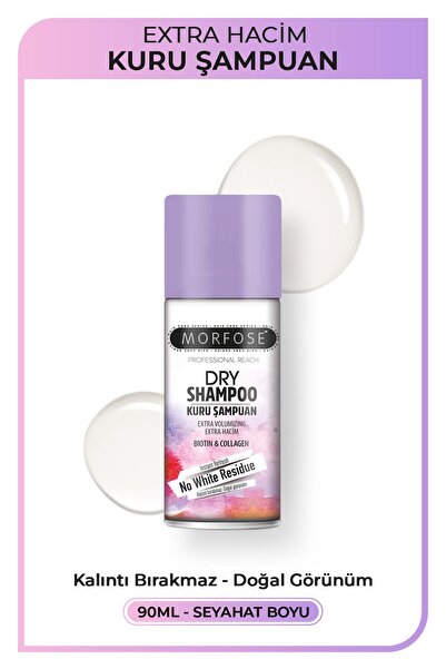 Morfose Ekstra Hacim Kuru Şampuan 90 ml - Seyahat Boy