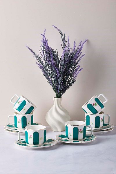 Perotti Novice 6-Person 12-Piece Porcelain Coffee Set