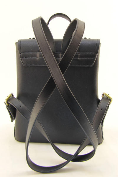 HNB Kadın Siyah Taşlı Sırt Çantası