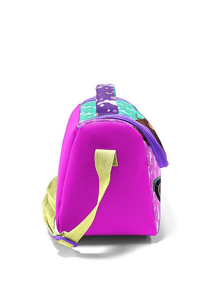 Coral High Kids Purple Pink Bicycle Girl Patterned Thermo Lunchbox 12791
