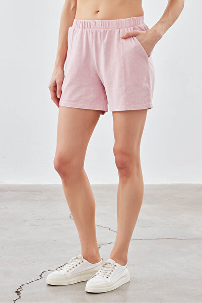 Hays Kadın Pamuklu Yıkamalı Cepli Şort