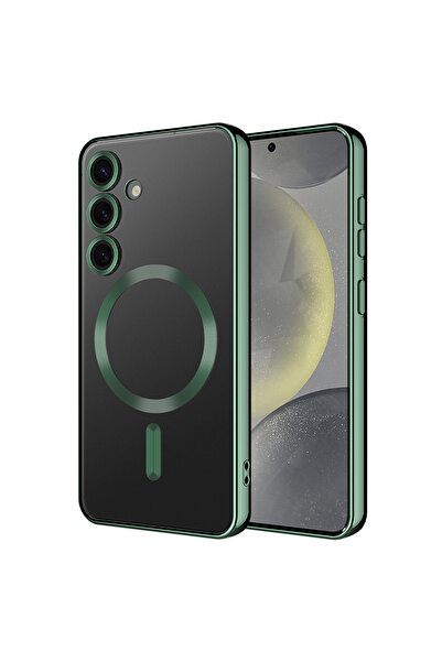 Nezih Case Samsung Galaxy A16 Kılıf Kamera Lens Korumalı Magsafe Şarj Destekli Renkli Yumuşak Kılıf