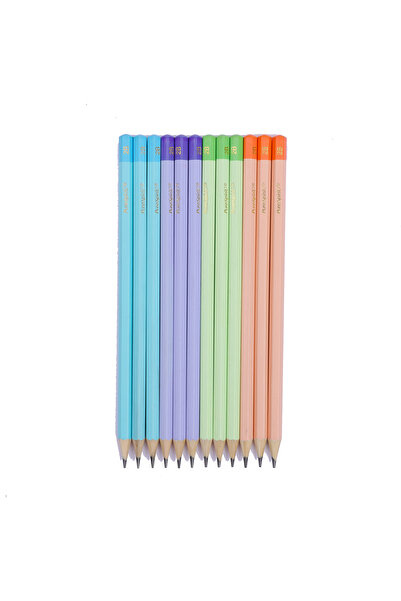 Choice PS-7134 Macaron 12pcs Graphite Professional Macaron 2B Drawing Pencils Sketch Pencil Black Lead Penc