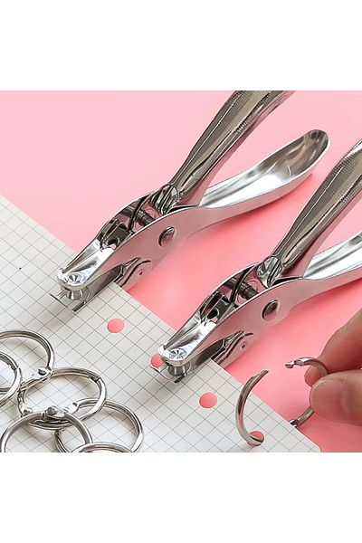 Choice 1 Single Hole Punch 8 Sheet Capacity 6mm Diameter Hole Puncher Hand Paper Scrapbooking Punches for .