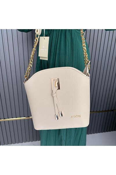 Armine Cream Colored Pia Bag - AR10201