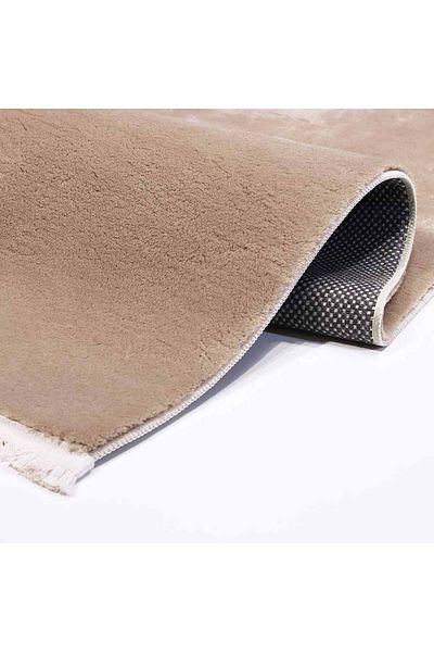 Homelux Non-slip rug, rectangular amber, 200X300, plain, brown, polyester