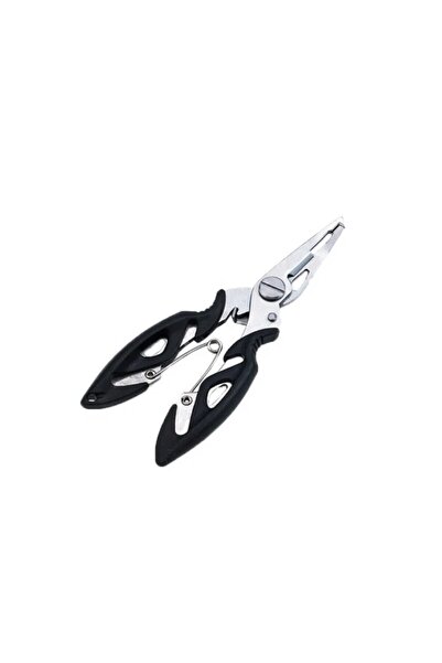 Choice كماشة صيد صغيرة الحجم من الفولاذ المقاوم للصدأ باللون الأسود، مقص لإزا...