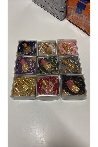 Classy 99 Luxury Tasseled Gift Prayer Beads and Essence Set - 50 Pieces