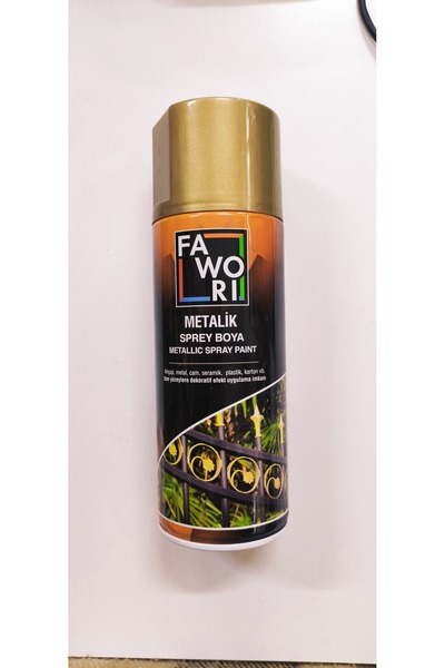 Fawori FAWORİ AKRİLİK SPREY BOYA ALTIN YALDIZ 400 ml