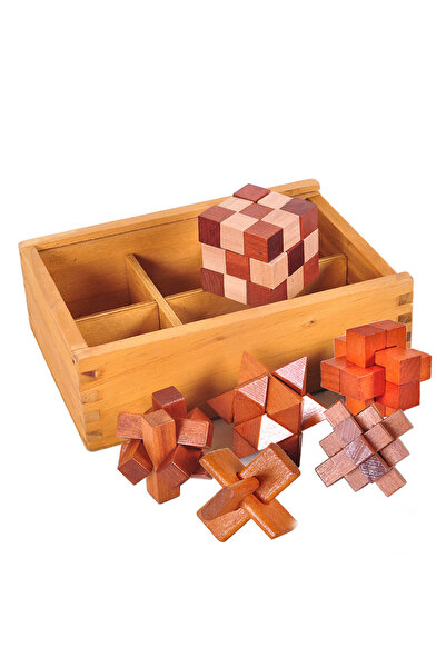 Choice لعبة ألغاز ثلاثية الأبعاد مكونة من 6 قطع من Kong Ming Lu Ban Lock للأط...