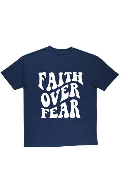 By Caspita Fashion Lenithra Faith Over Back Štampano Unisex Oversize kroj Smo...