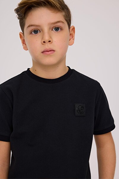 Nebbati Bg Store Boy's Black Tshirt