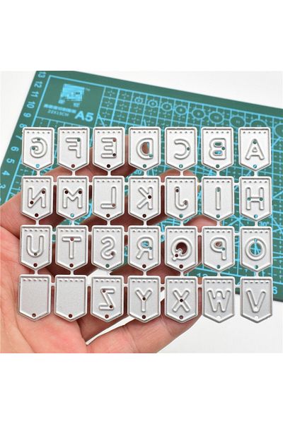 Choice Silver Words Metal Cutting Dies Embossing Dies for DIY Scrapbook Paper Card Making