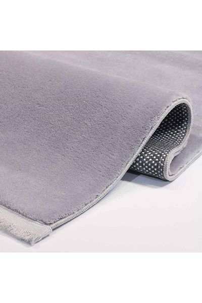 Homelux Non-slip rug, rectangular amber, 200X300, plain, light grey, polyester