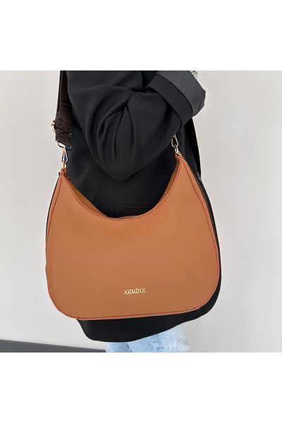 Armine Tan Flat Bag - AR38703 Model