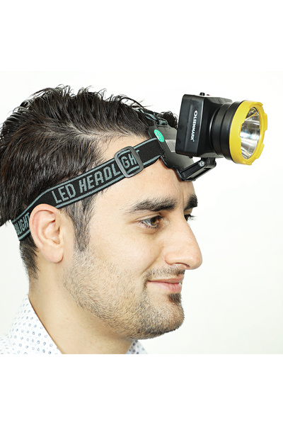 Olsenmark Rechargeable LED head light flash torch OMSL2671 Rechargeable Battery