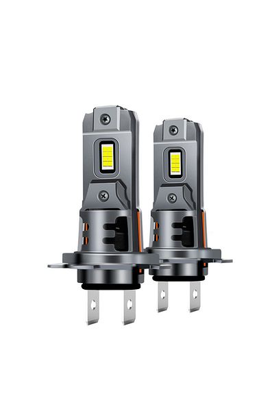 Choice H7 6500K أبيض قطعتان من مصابيح LED الأمامية H7 صغيرة 54 وات 20000 لومن 6000 كلفن CSP لمصباح السيارة الأمامي LED