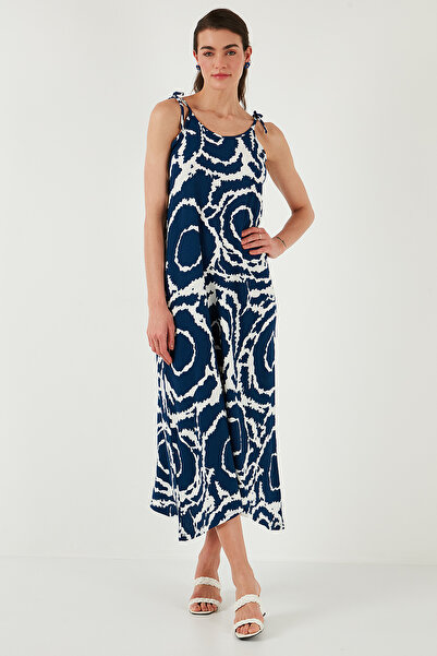 Lela Μακρύ φόρεμα με λουράκι με κανονική εφαρμογή 5865732