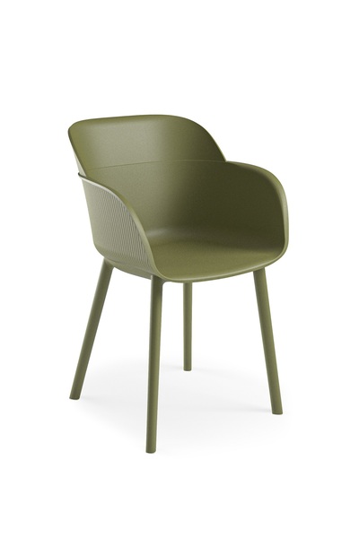 Tilia SHELL-P-K Haki Koltuk, Bahçe, Mutfak, Otel, Restoran