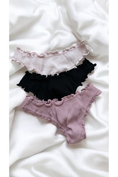 CHADOLL Betty Model 3’lü Paket Tanga Pamuklu S/m/l-sta