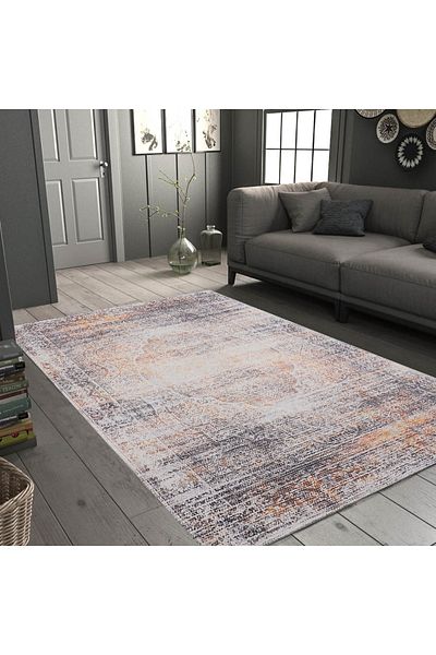 Homelux Ryno rug, rectangular, 230X290 cm, abstract, yellow, grey, polyester