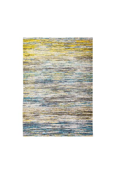 Homelux Rectangular Rug, Cotton, 170X240, Blue, Yellow, Black