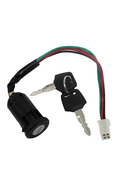 Choice black Universal Motorcycle Ignition Switch Waterproof Electric Door Lock Electric Start Atv Key for