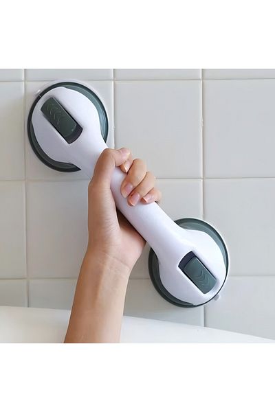 Choice 30cm 1pc Suction Cup Handle Toilet Bathroom Bathroom Handrail Railing Elderly Non-Slip No-Punch Toil