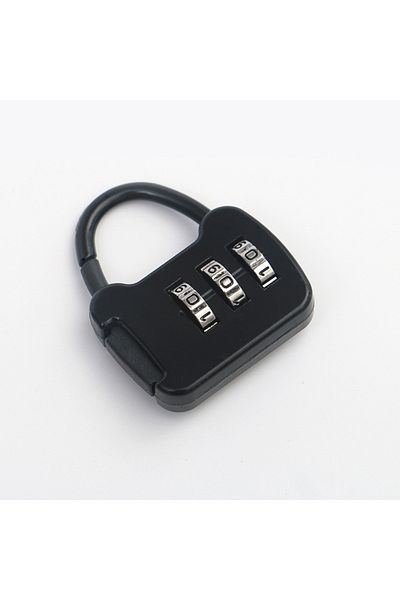 Choice black 1PCS Color Mini Password  Trolley Case Password Lock Student Dormitory Cabinet Password Lock B