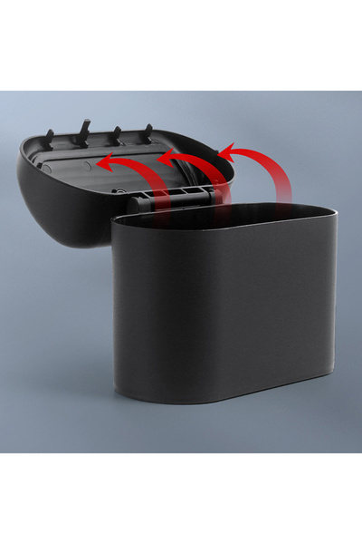 Choice Portable Car Trash Can Hanging Mini Vehicle Garbage Organization With Lid Multifunctional Folding...