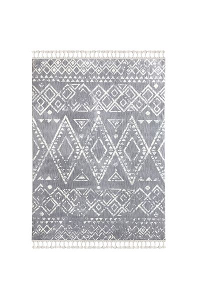 Homelux Maddy Rectangular Rug, 200X290, Oriental, Light Grey, White, Polyester