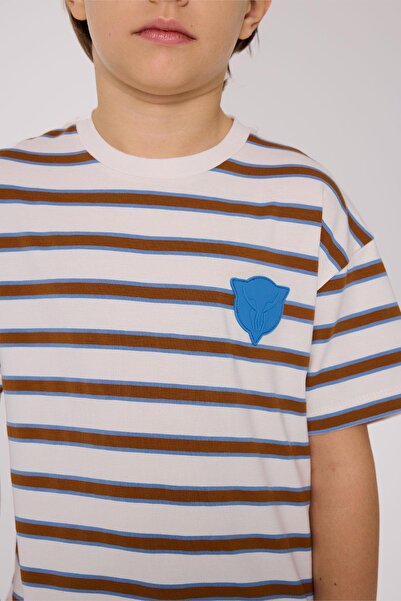 Nebbati Bg Store Boy's Striped Tshirt