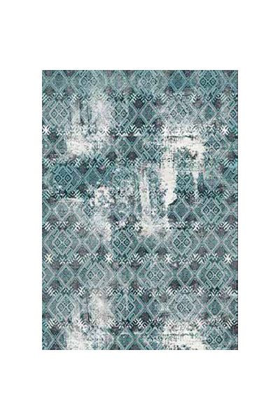 Homelux Ryno rug, rectangular, 230X290 cm, abstract, turquoise, white, polyester