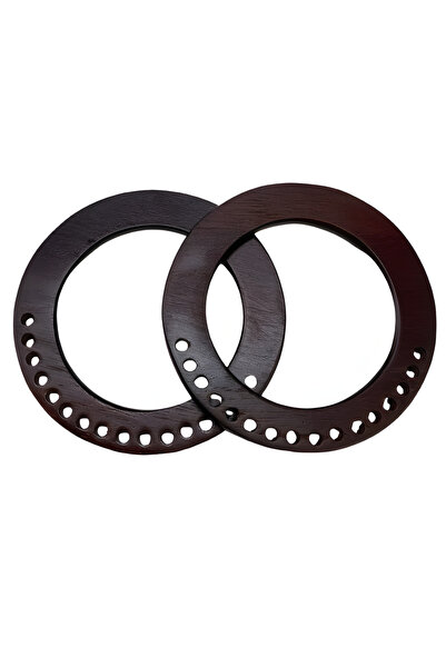 EleganTShoP Κομψή Ξύλινη Λαβή Τσάντας Ο Μοντέλο 15 εκ. AH9