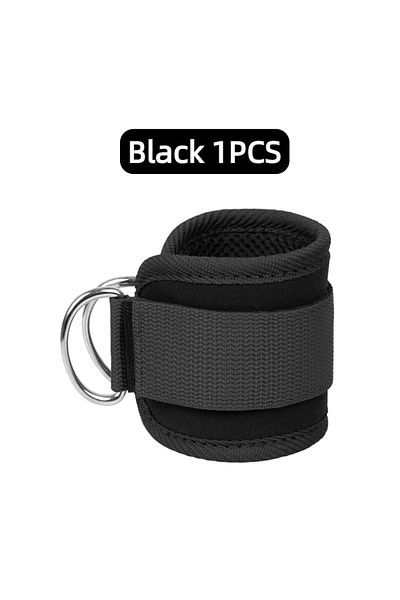 Choice Black (1Pcs) Fitness Ankle Straps Adjustable Gym Leg Strength Workouts With Buckle Sports Guard Abdu