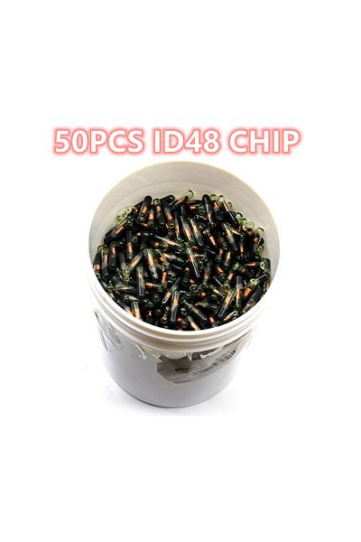 ITSkey 50pcs aftermarket ID48 transponder chip Car Key Chip Blank OEM ID48 Chip Auto Transponder Chip Gl...
