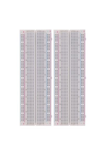Choice 2pcs 830pin Breadboards Kit Include 830/400/170 Point Solderless Breadboards for Proto Shield Distri