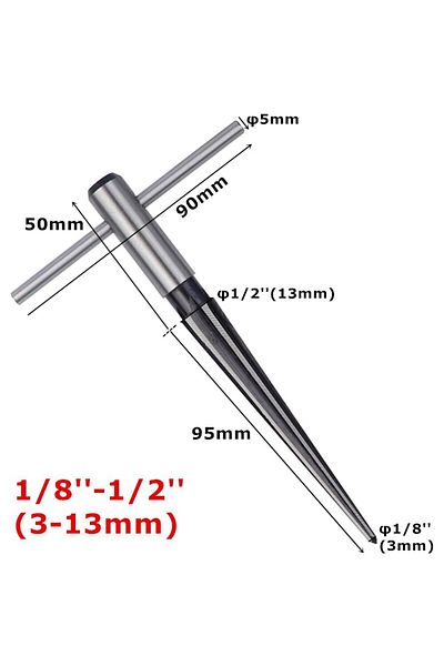 Choice Round handle 3-13 Round Shank 5-16mm Cone Reamer 3-13mm Woodworking Board Chamfer Opening and Expand