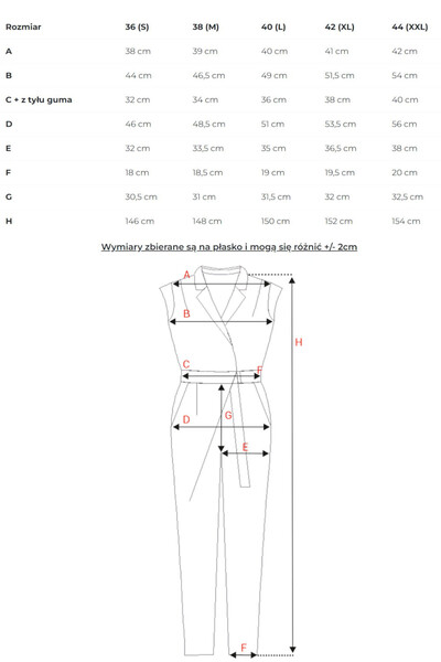 Made of Emotion Women's jumpsuit with a wrap top