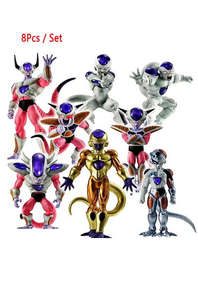 Choice No Box Hot 8pcs Dragon Ball Z Frieza Freezer Anime Figures Figurine Pvc Statue Model Doll Collectio