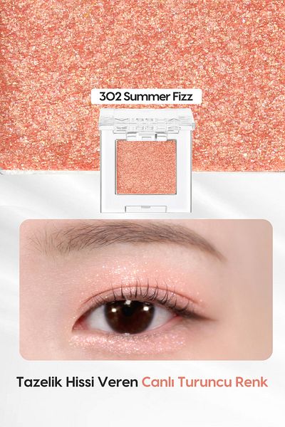 Missha بريق الظل الحديث - مصباح أمامي فردي لامع، يدوم طويلاً ولا يتكتل (302 Summer Fizz)