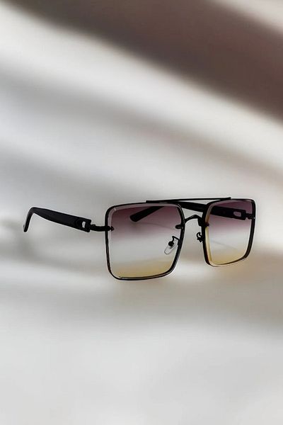 MACERATİ High Quality Titanium Purple Gradient Unisex Sunglasses