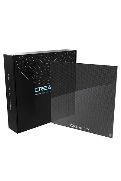 CREALITY 3D Creality Ender 3 Glass Bed Upgraded 3D Printer Tempered Glass Plate Build Surface 235x235x4mm for...