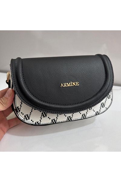 Armine White Dotted Bag - AR38506