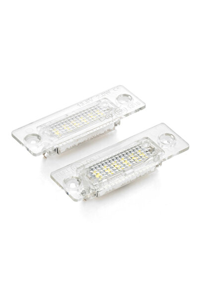 Choice WHITE 2pcs LED License Number Plate Light For VW Passat B5.5 B6 Transporter T5 Jetta Mk5 Touran MK1