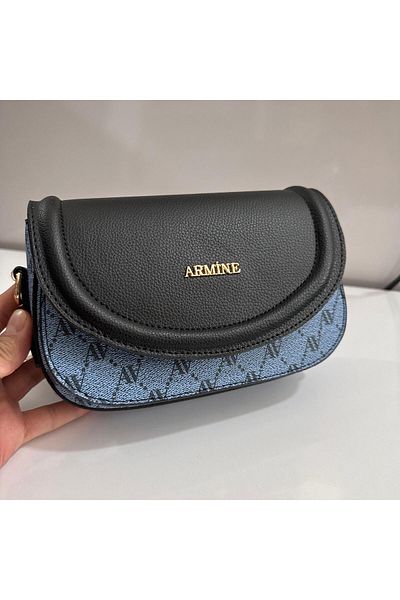 Armine Blue Dotted Bag - AR38504