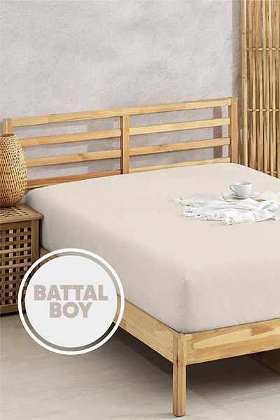 Eponj Home Oversized Cotton Combed Cotton Jersey - Elastic Sheet