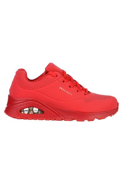 SKECHERS SKECHERS women's sports shoes UNO - STAND ON AIR - 73690RED
