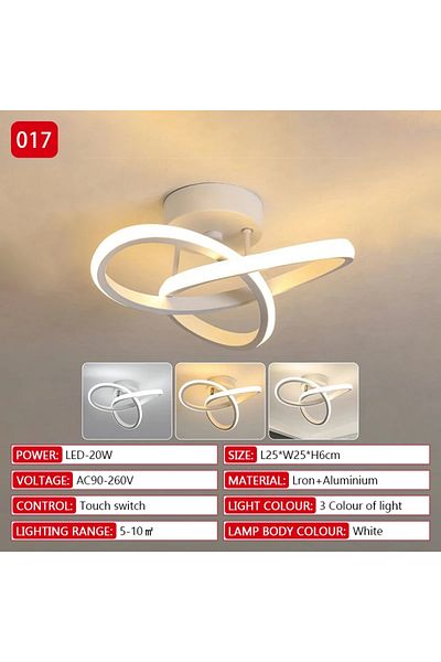Choice White Light White Lamp Body Led 20w Aisle Ceiling Light Modern Home Lighting Led Surface Mounted Bed